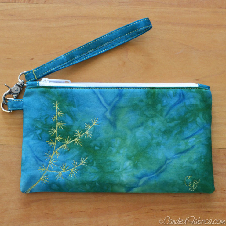 8 Zip Clutches from Hand Dyed Cotton Sateen DONE! – Candied Fabrics