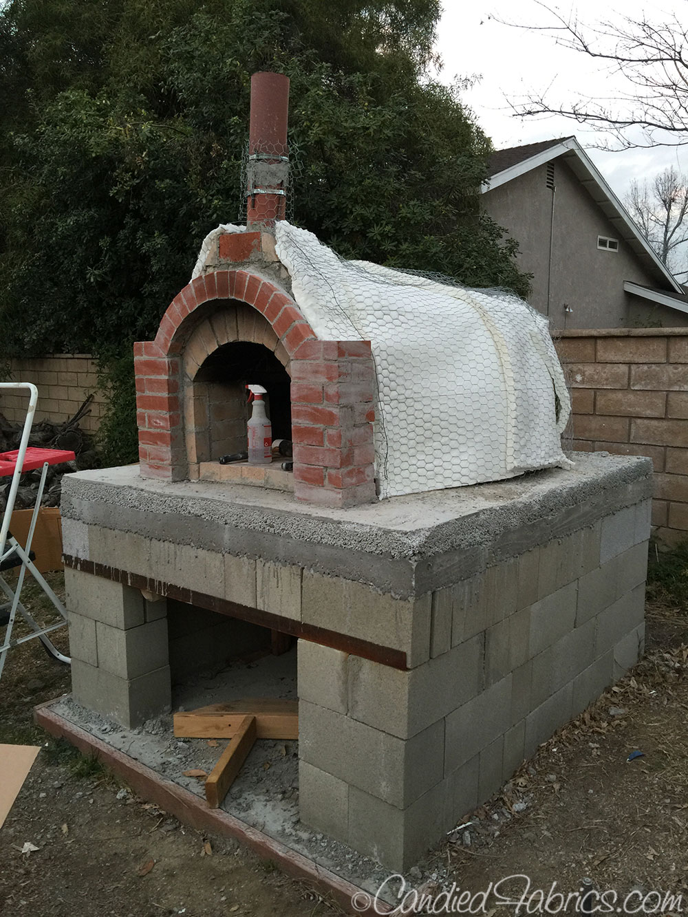 4 | Building a Brick Pizza Oven – Candied Fabrics