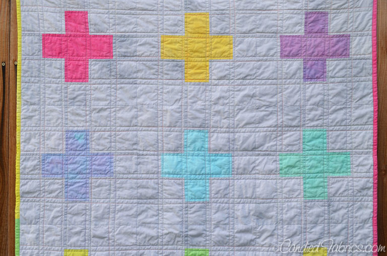 A Swiss Cross Quilt for Baby Annalise! Candied Fabrics